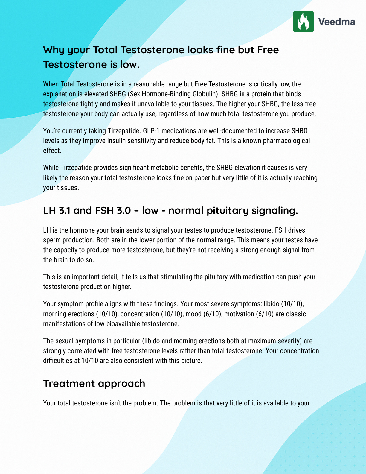 Veedma lab review report, GLP-1 case, page 2